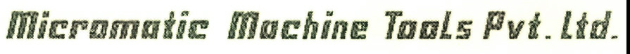 Micromatic Machine Tools Pvt. Ltd. Device mark 2617225 Trademark