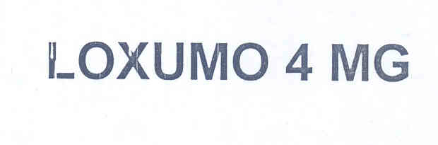 Loxumo 4 Mg (device) Device mark 1701709 Trademark