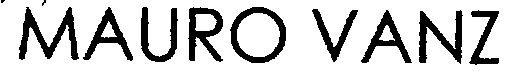 Mauro Vanzi (label) Device mark 1384575 Trademark