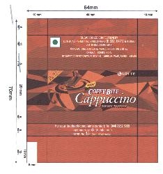 Lotte Coffybite Cappuccino Device mark 1664705 Trademark
