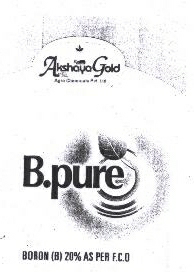 Akshaya Gold, B.pure Device mark 2054493 Trademark