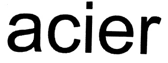 Acier Device mark 2996737 Trademark