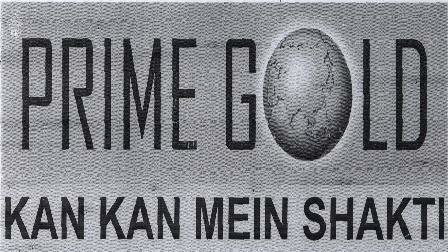 Prime Gold Kan Kan Mein Shakti Device Of Globe Device mark 1764233 Trademark