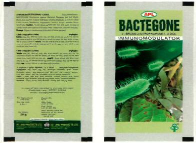 Bactegone (label) Device mark 2538297 Trademark