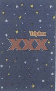 Xxx Triplex (label) Device mark 1278973 Trademark