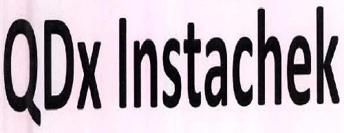 Qdx Instachek Device mark 2489494 Trademark