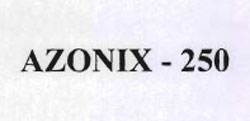 Azonix - 250 Device mark 1675458 Trademark