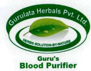 Guru's Blood Purifier Gurulata Herbals Pvt. Ltd.(device Of Leaf) Device mark 2386278 Trademark