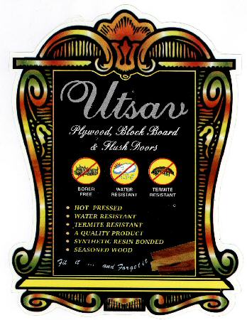 Utsav With Label Device mark 1451069 Trademark
