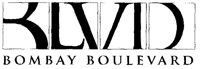 B L V D Bombay Boulevard (label) Device mark 1499324 Trademark