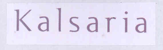 Kalsaria Device mark 1745513 Trademark