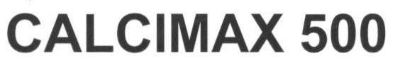 Calcimax 500 (device) Device mark 1656885 Trademark