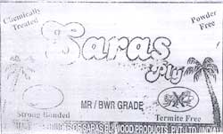 Saras (label) Device mark 1208013 Trademark