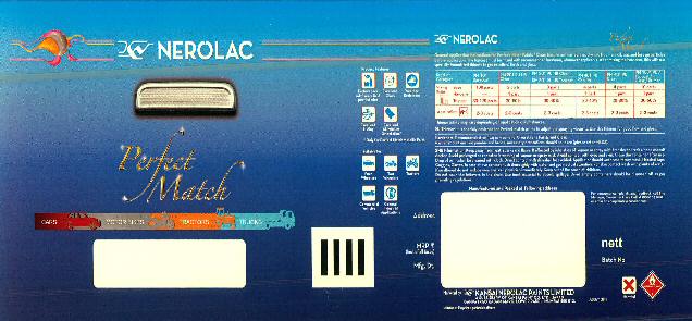 Nerolac Perfect Match Device mark 2631729 Trademark