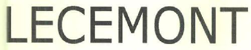 Lecemont Device mark 2924295 Trademark