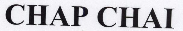 Chap Chai With Device Device mark 1660772 Trademark