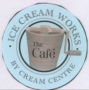 Ice Cream Works The Cafe By Cream Centre Device mark 2129989 Trademark