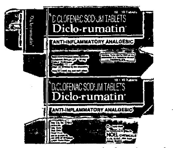 Diclo-rumatin Device mark 610754 Trademark
