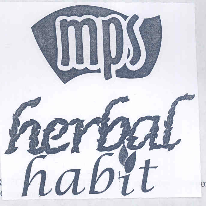 Mps Herbal Habit (label) Device mark 1596485 Trademark
