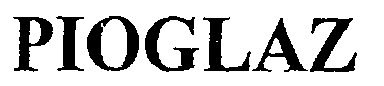 Pioglaz (label) Device mark 1362112 Trademark