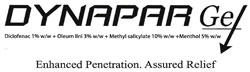 Dynapar Gel Device mark 2831074 Trademark