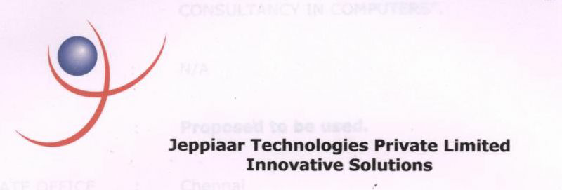 Jeppiaar Technologies Private Limited Innovative Solution (logo) Device mark 1386896 Trademark