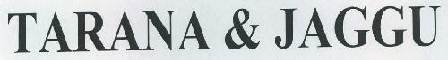 Tarana & Jaggu Device mark 2277101 Trademark