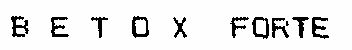 B E T O X Forte (label) Device mark 1072495 Trademark