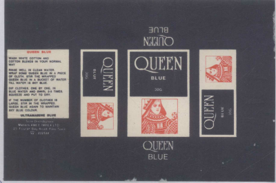Queen Blue (logo) Device mark 728953 Trademark