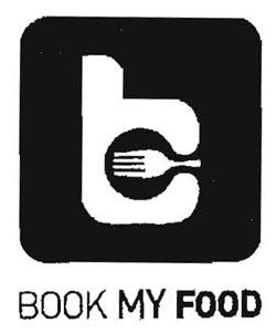 Book My Food With B Logo And Device Of Fork Device mark 2989041 Trademark