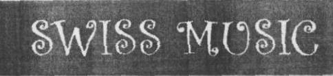 Swiss Music (label) Device mark 1639119 Trademark