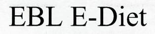 Ebl E-diet Device mark 2498375 Trademark