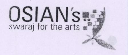 Osians Swaraj For The Arts With Label Device mark 1789082 Trademark