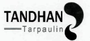 Tandhan Tarpaulin (device Of Geometrical Miscellaneous) Device mark 2635197 Trademark