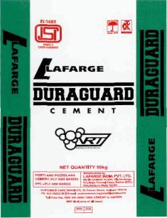 Laafarge Duraguard, L, Vrt (monogram) Device mark 2660082 Trademark