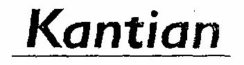 Kantian (label) Device mark 1428481 Trademark