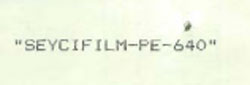 Seycifilm - Pe - 640 Device mark 825080 Trademark