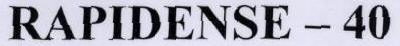 Rapidense - 40 With Lable Device mark 1760766 Trademark