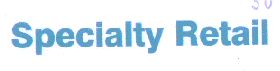 Specialty Retail (letter Written In Special Form) Device mark 1466207 Trademark