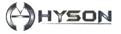 Hyson Device mark 1705847 Trademark