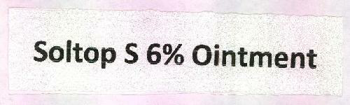 Soltop S 6% Ointment Device mark 2656142 Trademark