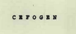C E F O G En Device mark 720873 Trademark