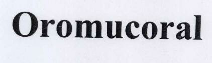 Oromucoral (label) (oromucoral) Device mark 1776666 Trademark