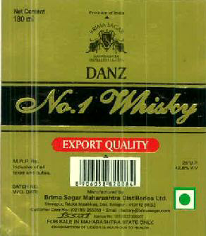 Danz No.1 Whisky Device mark 2662341 Trademark