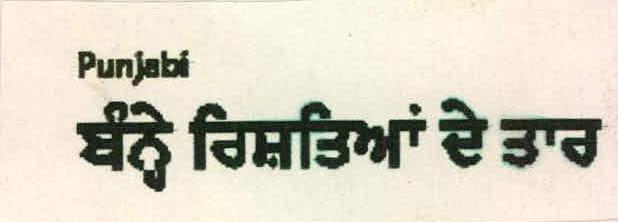 Binding Relationships (punjabi) Device mark 2187403 Trademark