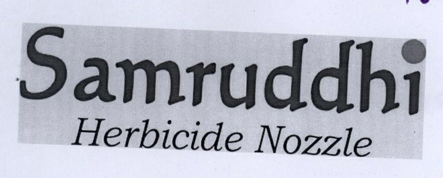 Samruddhi Herbicide Nozzle Device mark 1962901 Trademark
