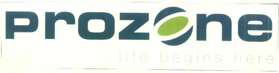 Prozone L I F E B E G I N S H E R E ( Label) Device mark 1416901 Trademark