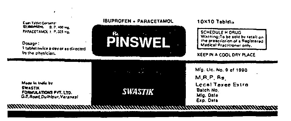 Pinswel Device mark 604943 Trademark