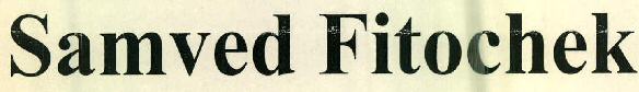 Samved Fitochek Device mark 2561175 Trademark