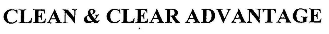 Clean & Clear Advantage Device mark 1952330 Trademark